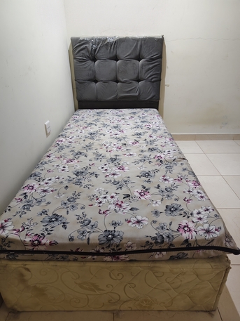 Al Bawadi, Furniture, SAR 225,  Single Bed With Mattress For Sale