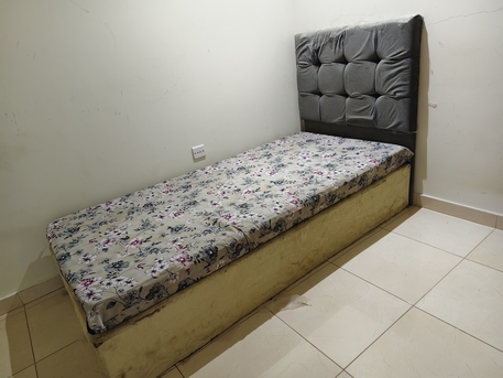 Al Bawadi, Furniture, SAR 225,  Single Bed With Mattress For Sale