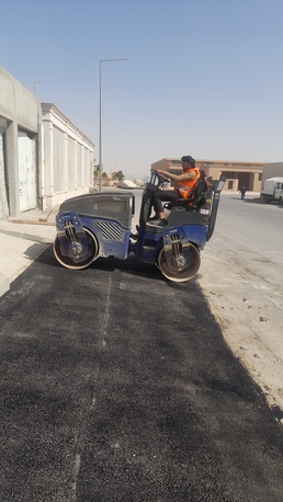 Riyadh, Construction, شغل اسفلت زفلت طريق شارع مواقف مستودع محطة 