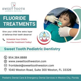 New York, Dental, FLUORIDE TREATMENTS For Kids In Florida - By Sweet Tooth Pediatric Dental Clinic