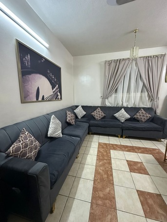 Al Wizarat, Furniture, SAR 350,  L-Shaped Sectional Sofa - Good Condition