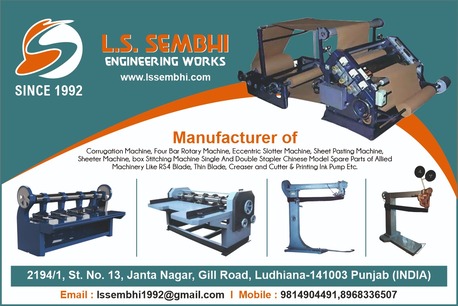 Punjab, Wholesale Products, Corrugation Machine And Box Making Machinery Manufacturers In Ludhiana, Amritsar, Punjab I