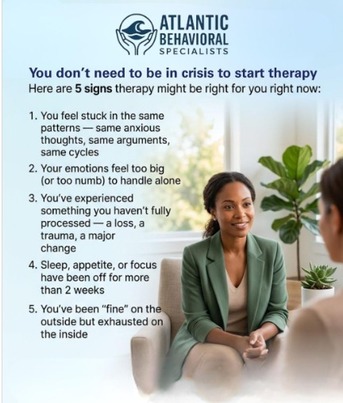 Washington DC, Health, Psychotherapy Services Offering | Atlantic Behavioural Specialists