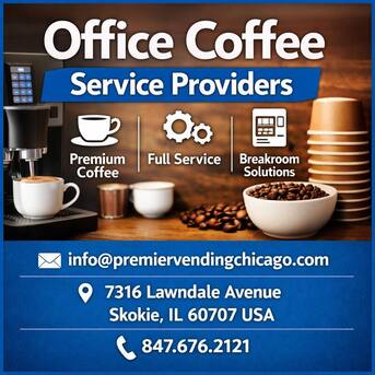 Chicago, Food & Drink, Trusted Office Coffee Service Providers For Workplaces