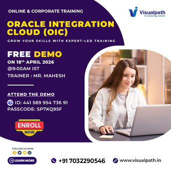 Hyderabad, Education, Oracle Integration Cloud Free Demo Limited Seats