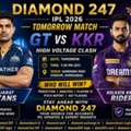 Diamond 247: Tomorrow&rsquo;s GT Vs KKR Match Preview, Stats & Key Players