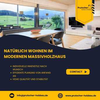 Berlin, Construction, Nat?rlich Wohnen Im Modernen Massivholzhaus