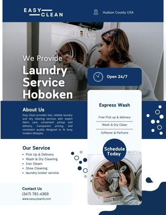 New York, Cleaning, Need Laundry Service Hoboken? Try Easy Clean Today