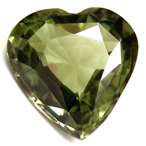 New York, Jewelry, USD 832,  Sapphires Wholesale &ndash; Untreated 1.12ct Green Sapphire Heart AAAAA Quality