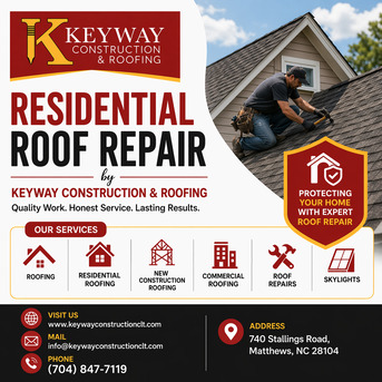 New York, Construction, Residential Roof Repair By Keyway Construction & Roofing
