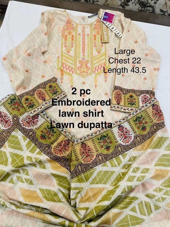 Jubail, Clothing & Accessories, SAR 89,  Original Branded Pakistani Lawn Dressin Offer