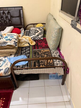 Riyadh, Furniture, SAR 70,  Iron Single Bed - 3 Pieces