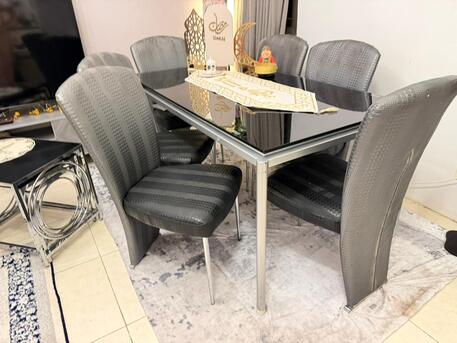 Khobar, Furniture, SAR 750,  Dining Table 6 Chair Perfect Condition