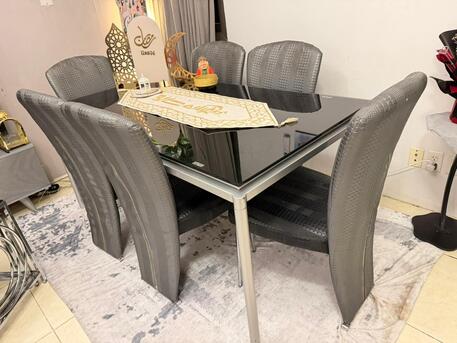 Khobar, Furniture, SAR 750,  Dining Table 6 Chair Perfect Condition