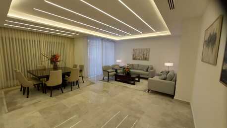 Abdoun, Apartments, Flats, Houses & Villas, JOD 25000/year,  Furnished,  4 BR,  270 Sq. Meter,  Semi Ground Floor Apartment For Rent In Abdoun