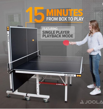 Riyadh, Sporting Goods, SAR 01200,  Like New JOOLA Rally TL Table Tennis Table &ndash; Used Only 2&ndash;3 Times | Includes 2 Racket Sets