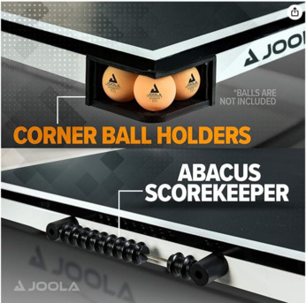 Riyadh, Sporting Goods, SAR 01200,  Like New JOOLA Rally TL Table Tennis Table &ndash; Used Only 2&ndash;3 Times | Includes 2 Racket Sets