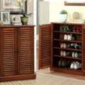 MYR 2500,  Teak Wood Shoe Cabinet -Stall Design