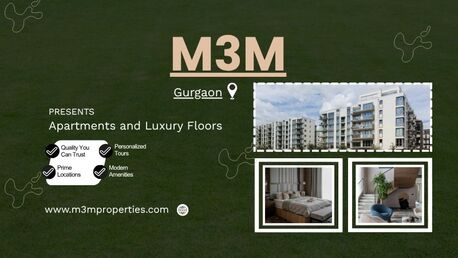 Gurgaon, Real Estate For Sale, 2 BR,  M3M Gurgaon &ndash; Inspired Living Spaces