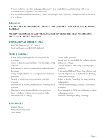 Yanbu, Job Seekers, Electrical Engineer
