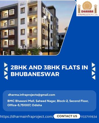 Bhubaneswar, Real Estate, 2BHK And 3BHK Flats In Bhubaneswar