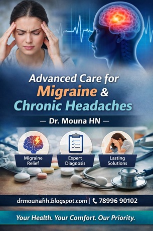 Bangalore, Health, Advanced Care For Migraine & Chronic Headaches &mdash; Dr. Mouna HN