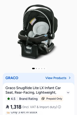 Al Aziziyah, Baby & Kid Stuff, SAR 350,  Car Seat Brand GRACO For Sale