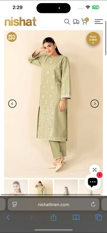 Riyadh, Clothing & Accessories, SAR 100,  Nishat Dress