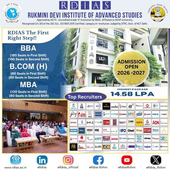 New Delhi, Education, A Top Private College In Delhi NCR With Outstanding Placements - RDIAS