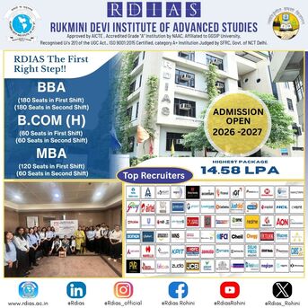 Rohini, Education, Among The Top Private Colleges In Delhi NCR For BBA - RDIAS