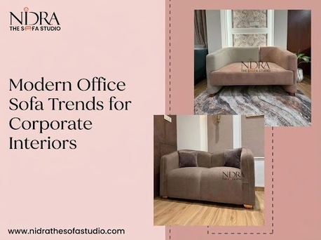 Indore, Furniture, Premium Leather Office Sofa Set In Indore