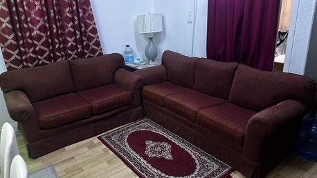 Dammam, Furniture, SAR 450,  Urgent Sale Sofa Set Excellent Condition