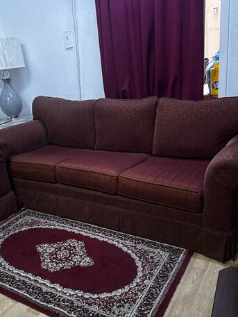 Dammam, Furniture, SAR 450,  Urgent Sale Sofa Set Excellent Condition