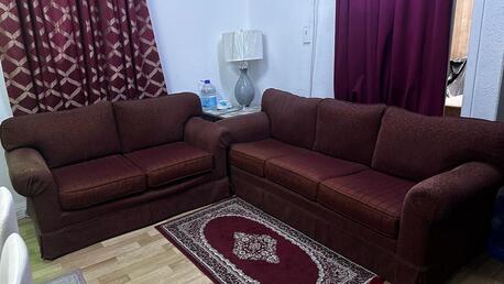 Dammam, Furniture, SAR 350,  Urgent Sale Sofa Set Excellent Condition