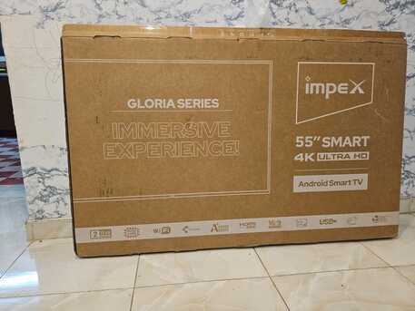 Hofuf, Electronics, SAR 700,  SAR 700 ,55 Inch IMPEX SMART 4K UHD LED TV  With Box & Remote