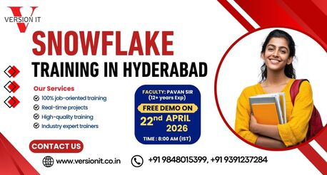 Hyderabad, Education, Snowflake Training In Hyderabad | Best Snowflake Course With Placement
