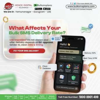 Gurgaon, Marketing, Fix Low Bulk SMS Delivery Rate & Boost Campaign Results
