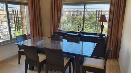 Amman, Apartments, Flats, Houses & Villas, JOD 666/month,  Furnished,  3 BR,  135 Sq. Meter,  Newly Renovated Furnished Flat - Excellent Location. From Owner-GYM