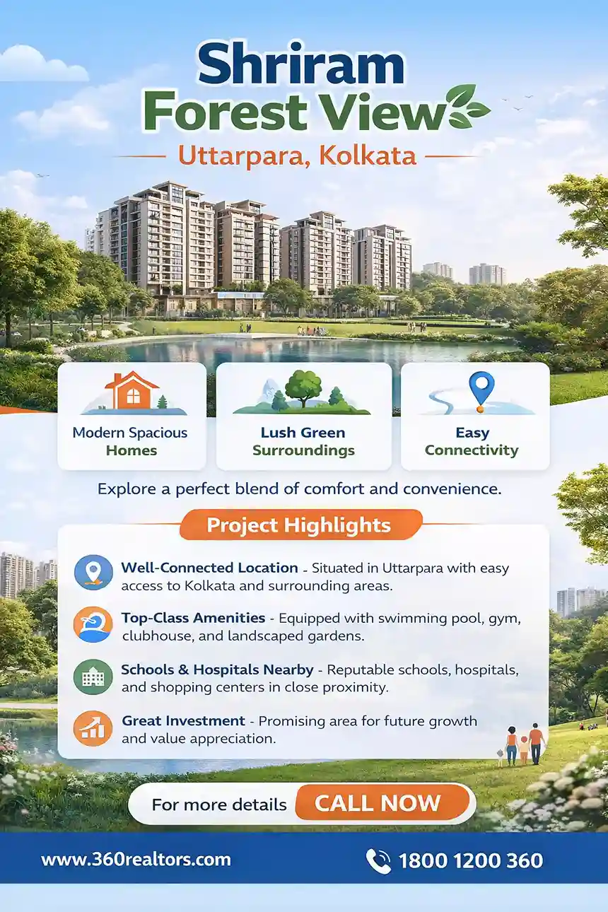 Kolkata, Real Estate For Sale, Shriram Forest View