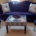 SAR 600,  Sofa Set 5 Seater Valvet Fabric Clean Condition 90% With Delivery