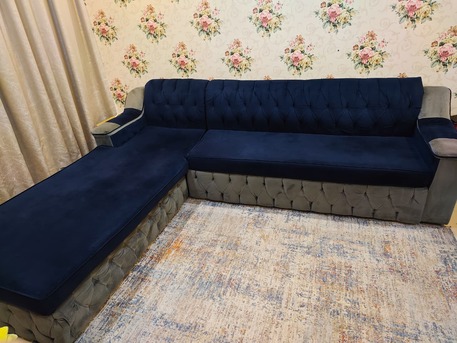 Busaiteen, Furniture, BHD 65,  Sofa (L-shape) For Sale &ndash; Good Condition