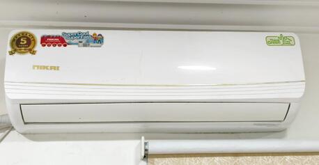 Al Malaz, Air Conditioners, SAR 1100,  Nikai 1.5 Ton Hot & Cool Air Conditioner &ndash; Excellent Condition