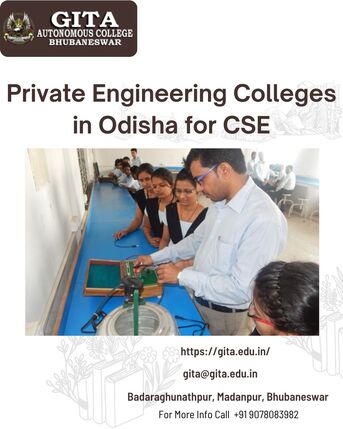 Bhubaneswar, Education, Private Engineering Colleges In Odisha For CSE