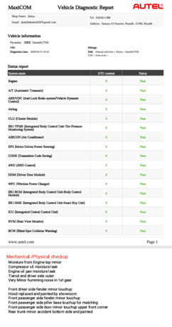 Riyadh, Vehicles, Cars & Trucks , SAR 65000,  Hyundai Santa Fe,  2020,  Automatic,  194 KM,  Hyundai Sataf Fe 2.4 Mid Option For Sale- 1st Owner