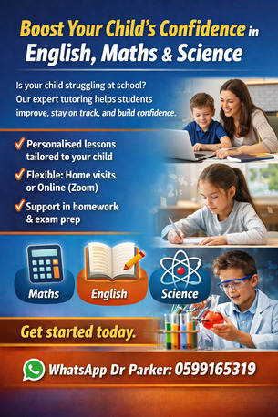 Riyadh, Lessons Offered, Help Your Child Succeed In English, Maths & Science