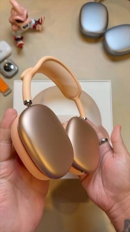 Gudaibiya, Mobile Phones, BHD 155,  AirPod Max 2 Orange Gold Special Edition New Condition Box With Accessories