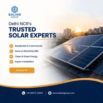 New Delhi, Electrical & Plumbing, Top Solar Company In Delhi NCR For Residential & Commercial Needs