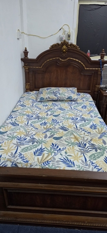 Dammam, Furniture, SAR 500,  I Want To Sell One Single Bed Set With Mattress And Side Table In Good Condition.