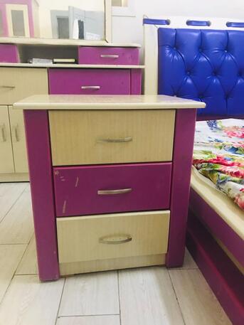 Al Batha, Furniture, SAR 500,  For Sale Used Furniture   2 Kids Bed With Matress, 1 Side Table, 1 ⁠Dressing Table