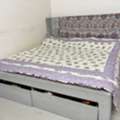 BHD 15,  Bed And Mattress, Cub Board And Dining Table With Chairs